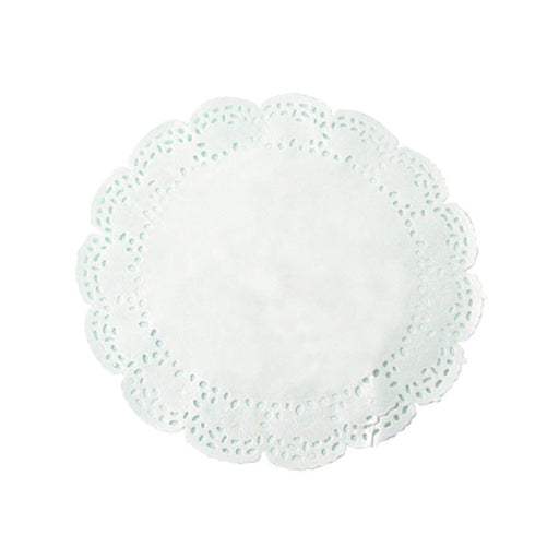 Blonda blanca redonda de papel - 250Uds