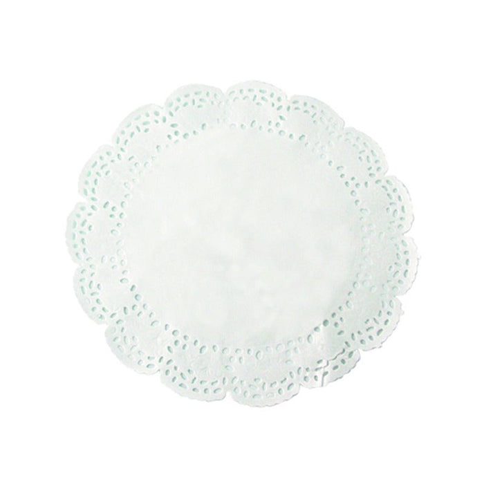 Blonda blanca redonda de papel - 250Uds