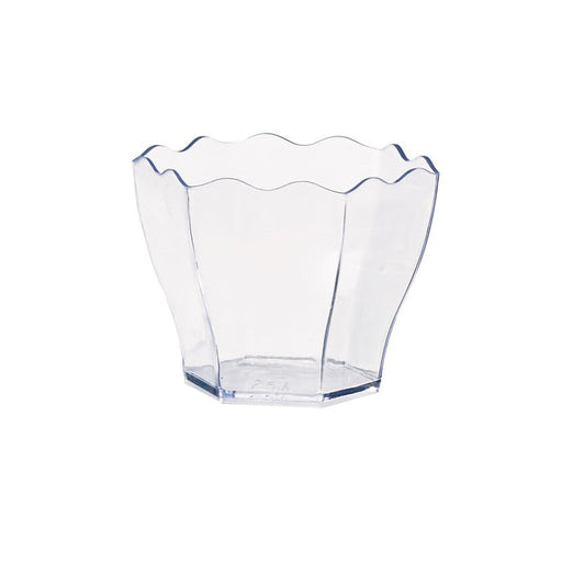 Vasito para degustación flor transparente DEVA en PS 60ml 60x55mm A47mm - 600Uds