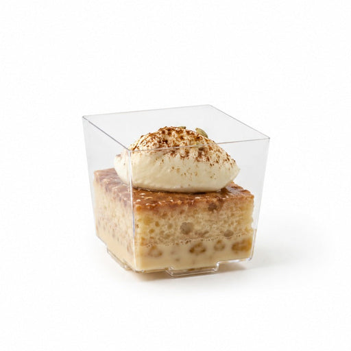 Vasito para degustación transparente KARA en PS 90ml 52x52mm A50mm - 576Uds