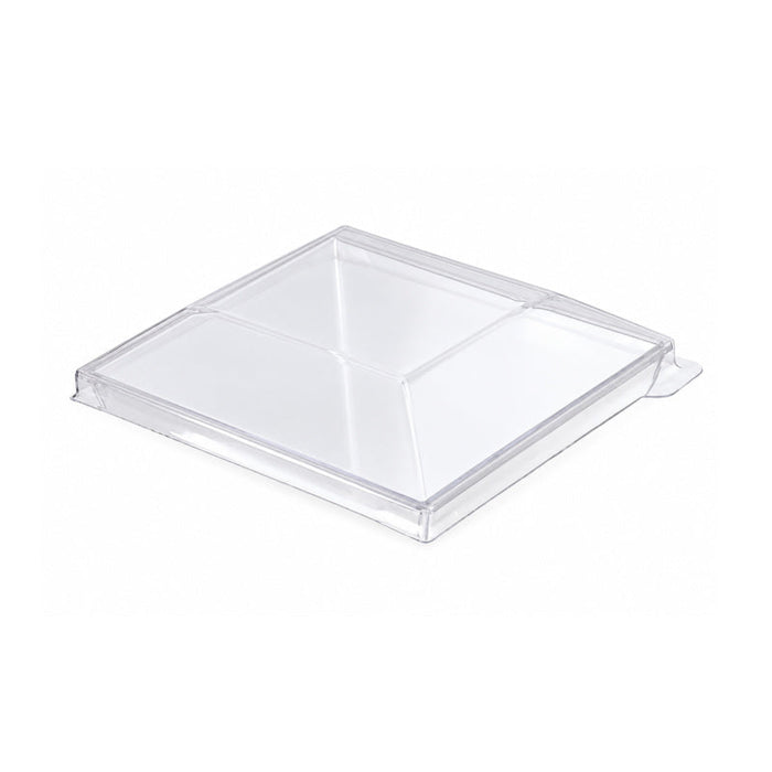 Tapa Zeno transparente plana y cuadrada PET 65x65mmpara 209MBZENO10 - 600Uds