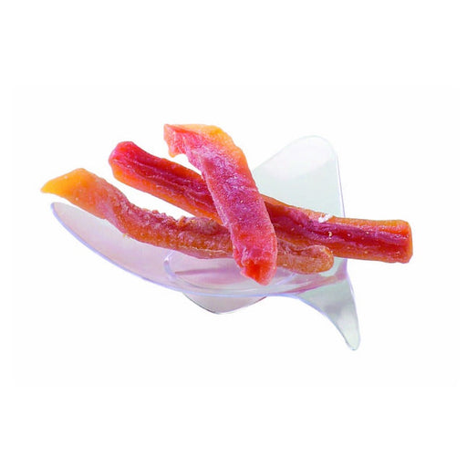 Mini plato transparente triángular. 80x80mm A20mm - 600Uds