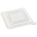 Tapa Zeno transparente plana y cuadrada PET 75x75mm A6mm - 600Uds
