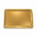 Bandeja de cartón de doble cara, parte superior dorada/inferior blanca 190x280mm - 100Uds