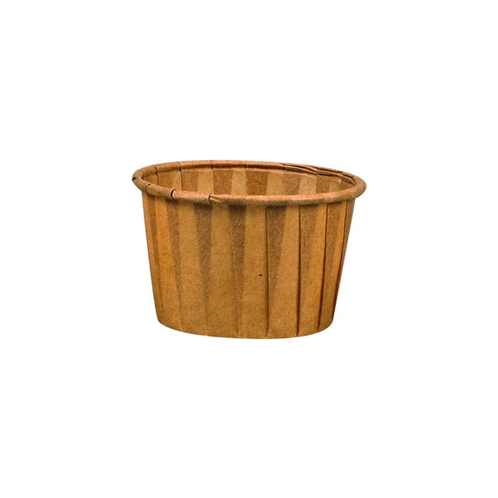 Tarrina de papel plisado en caja dispensadora (por paquetes) 60ml A35mm - 5000Uds