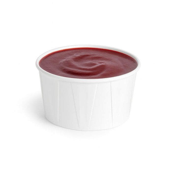 Tarrina de papel plisado en caja dispensadora (por paquetes) 60ml A35mm - 5000Uds