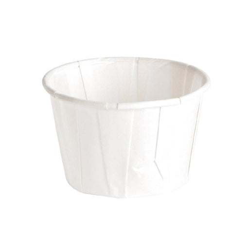 Tarrina de papel plisado en caja dispensadora (por paquetes) 60ml A35mm - 5000Uds