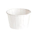 Tarrina de papel plisado en caja dispensadora (por paquetes) 60ml A35mm - 5000Uds