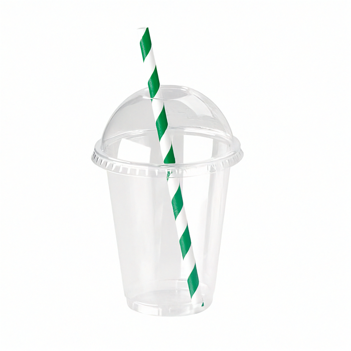 Combo tarrina transparente PET con tapa 200ml A85mm - 500Uds