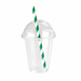 Combo tarrina transparente PET con tapa 200ml A85mm - 500Uds