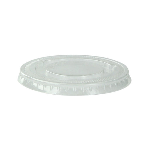 Tapa PET transparente plana Ø74mm - 2500Uds