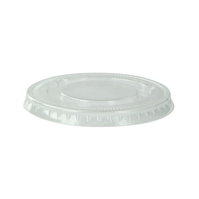 Tapa PET transparente plana Ø74mm - 2500Uds