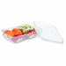 Caja rectangular traslucida PP con tapa. 500ml 173x120mm A37mm - 250Uds