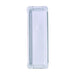 Plato rectangular de cartón reciclado blanco 230x80mm - 2000Uds