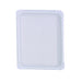 Plato rectangular de cartón blanco 200x165mm - 1000Uds