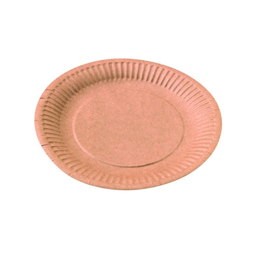 Plato redondo de cartón kraft Ø180mm - 900Uds