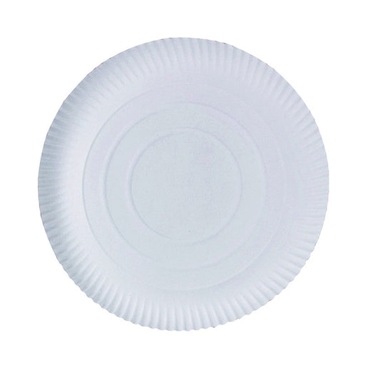 Plato redondo de cartón blanco Ø320mm - 250Uds