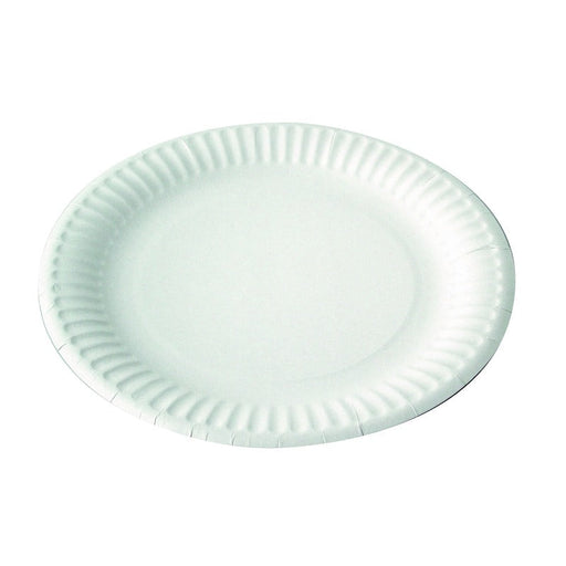 Plato redondo de cartón blanco Ø350mm A25mm - 200Uds