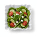 Plato hondo cuadrado de cartón laminado blanco 90x90mm A30mm - 2000Uds