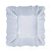 Plato hondo cuadrado de cartón laminado blanco 90x90mm A30mm - 2000Uds