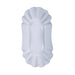 Plato hondo ovalado de cartón laminado blanco 195x110mm A32mm - 1000Uds