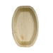 Bandeja ovalada de hoja de palmera 360x240mm A25mm - 50Uds