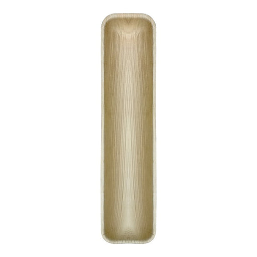 Bandeja rectangular de hoja de palmera 410x90mm A25mm - 100Uds