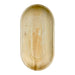 Bandeja ovalada de hoja de palmera 555x300mm A25mm - 50Uds