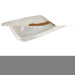 Plato cuadrado de pulpa blanca 1000ml 235x235mm A28mm - 200Uds