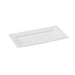 Plato rectangular blanco de pulpa 260x130mm - 500Uds
