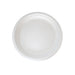 Plato redondo de caña de azúcar blanco - 1000Uds