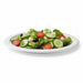 Plato redondo de caña de azúcar blanco Ø180mm - 1000Uds