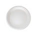 Plato redondo de caña de azúcar blanco Ø180mm - 1000Uds