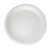 Plato redondo de caña de azúcar blanco Ø220mm - 500Uds