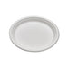 Plato redondo de caña de azúcar blanco Ø261mm A21mm - 500Uds