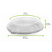 Tapa plana transparente PET Ø176mm A25mm - 100Uds