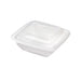 Tapa plana transparente PET para 210APUSCB750 205x205mm - 300Uds