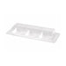 Tapa plana transparente PET para 210APU3 260x110mm A32mm - 250Uds