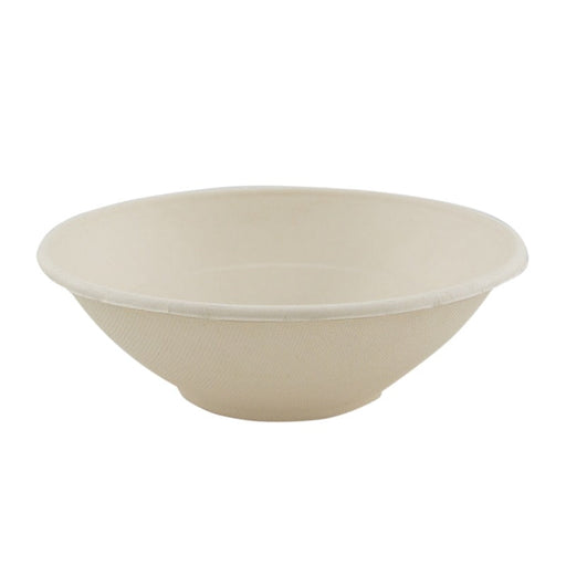 Bol redondo de pulpa marrón «Poke» 950ml Ø196mm A63mm - 250Uds