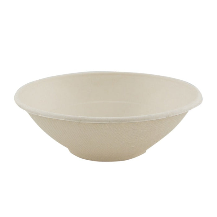 Bol redondo de pulpa marrón «Poke» 950ml Ø196mm A63mm - 250Uds