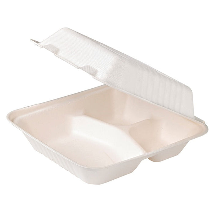 Caja pulpa blanca 3 comp. multiuso 234x231mm A80mm - 200Uds