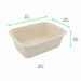 Ensaladera rectangular de pulpa 1150ml 230x135mm A65mm - 250Uds