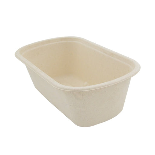 Ensaladera rectangular de pulpa 1350ml 230x135mm A77mm - 250Uds