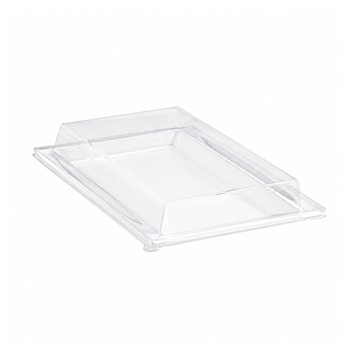 Tapa plana transparente PET 272x193mm A33mm - 100Uds