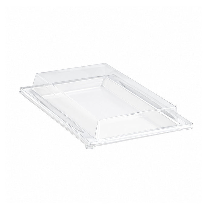 Tapa plana transparente PET 272x193mm A33mm - 100Uds
