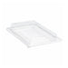Tapa plana transparente PET 272x193mm A33mm - 100Uds