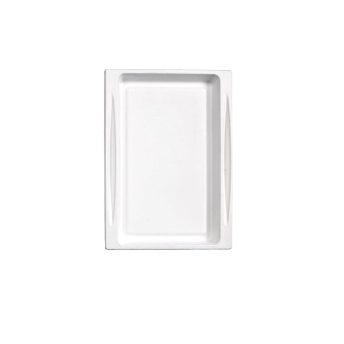 Tapa plana transparente PET 272x193mm A33mm - 200Uds