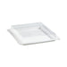 Tapa plana transparente PET 275x265mm A33mm - 200Uds
