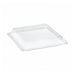 Tapa plana transparente PET 275x265mm A33mm - 200Uds