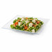 Plato hondo cuadrado reutilizable y microondable en PP 350ml 215x215mm A40mm - 60Uds